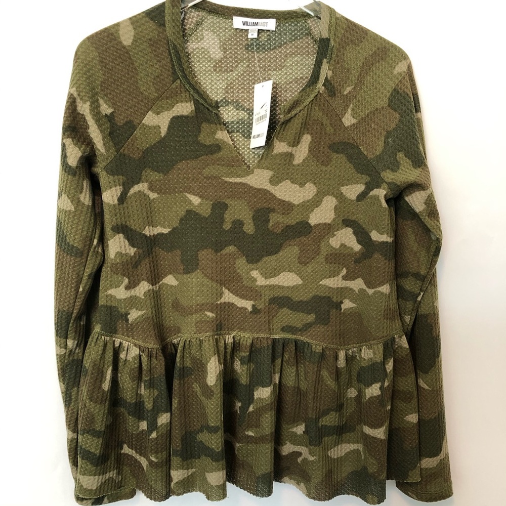 William Rast Military Camo Top (m)